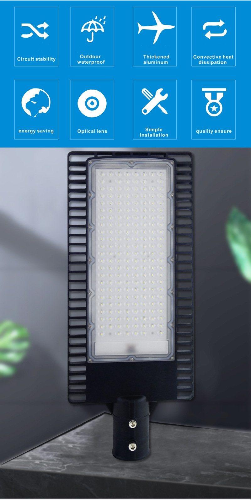30W-100W Solar LED Street Light Waterproof Outdoor Solar Street Lamp