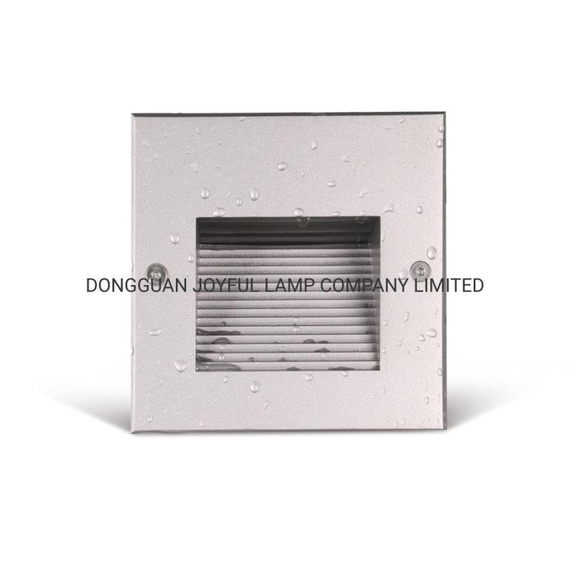 120 Degree LED Recessed Step Light Low Volatge 24VDC LED Outdoor Wall Light