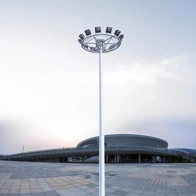 China Manufacturer Good Quality Galvanized High Mast for Stadium Hot DIP Galvanized Outdoor High Mast Light Pole for Sale