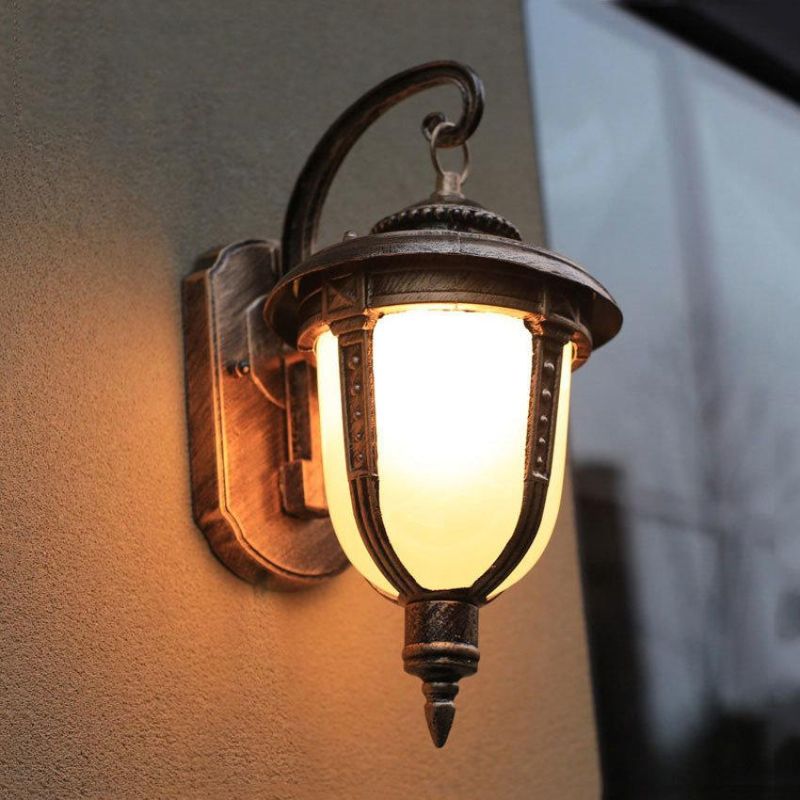 Retro Outdoor Wall Lamp Vintage Foyer Corridor Light Waterproof Balcony Garden Light (WH-HR-63)