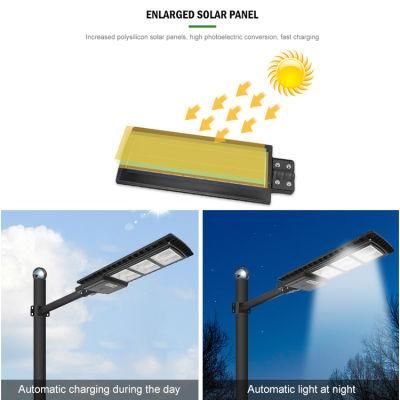 Ala 70W IP67 Waterproof Outdoor Streetlight All in One Integrated LED Solar Street Light with Solar Panel