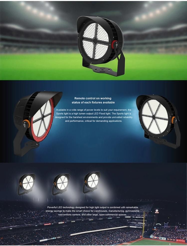 High Concentrated 500W LED Stadium Spor Flood Light