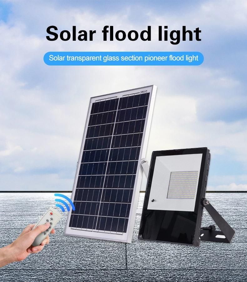 200W Waterproof IP65 Garden 60W 120W Solar LED Flood Light