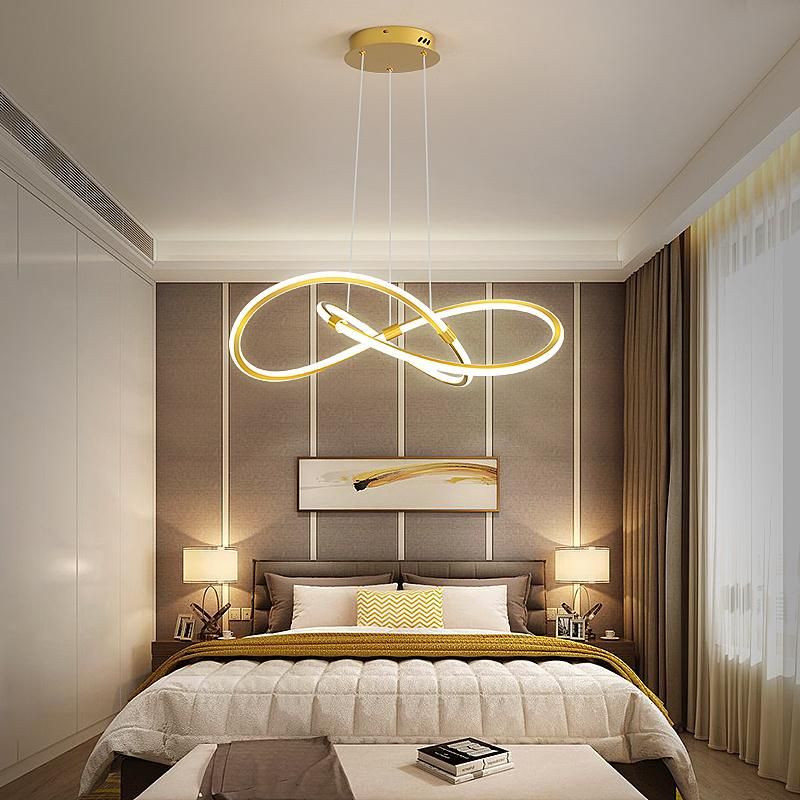 2022 New Product Hot Selling Gold Modern Chandelier Bedroom Pendant Light