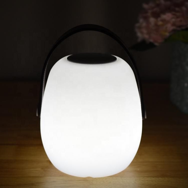 2022 Newly Product Portable Wireless LED Lamp Camping Lantern with Bt Speaker and LED Lamp
