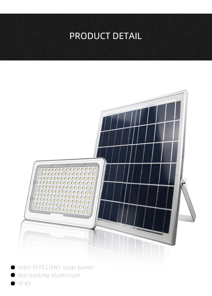 Outdoor IP65 200W Solar Powered LED Flood Light