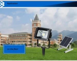 Ce with Solar Board 20W Solar Rechargeable LED Floodlight