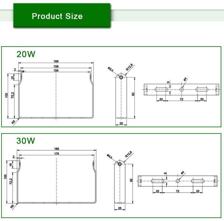 Fast Heat Conduction 20-400W New Ultra-Thin LED Flood Light