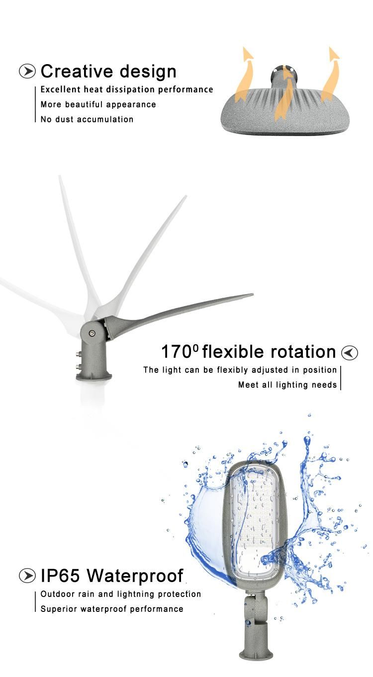 Factory Price High Brightness High Way IP65 Waterproof Outdoor 50 Watt 100 Watt 150 Watt 200 Watt LED Street Light