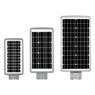 ISO9001 Manufacture 10W 20W 30W High Brightness &gt;140 Lumen Aluminum Integrated/All in One LED Solar Light IP65 IP66