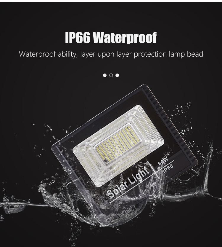 Intelligent Remote Control Solar Floodlight