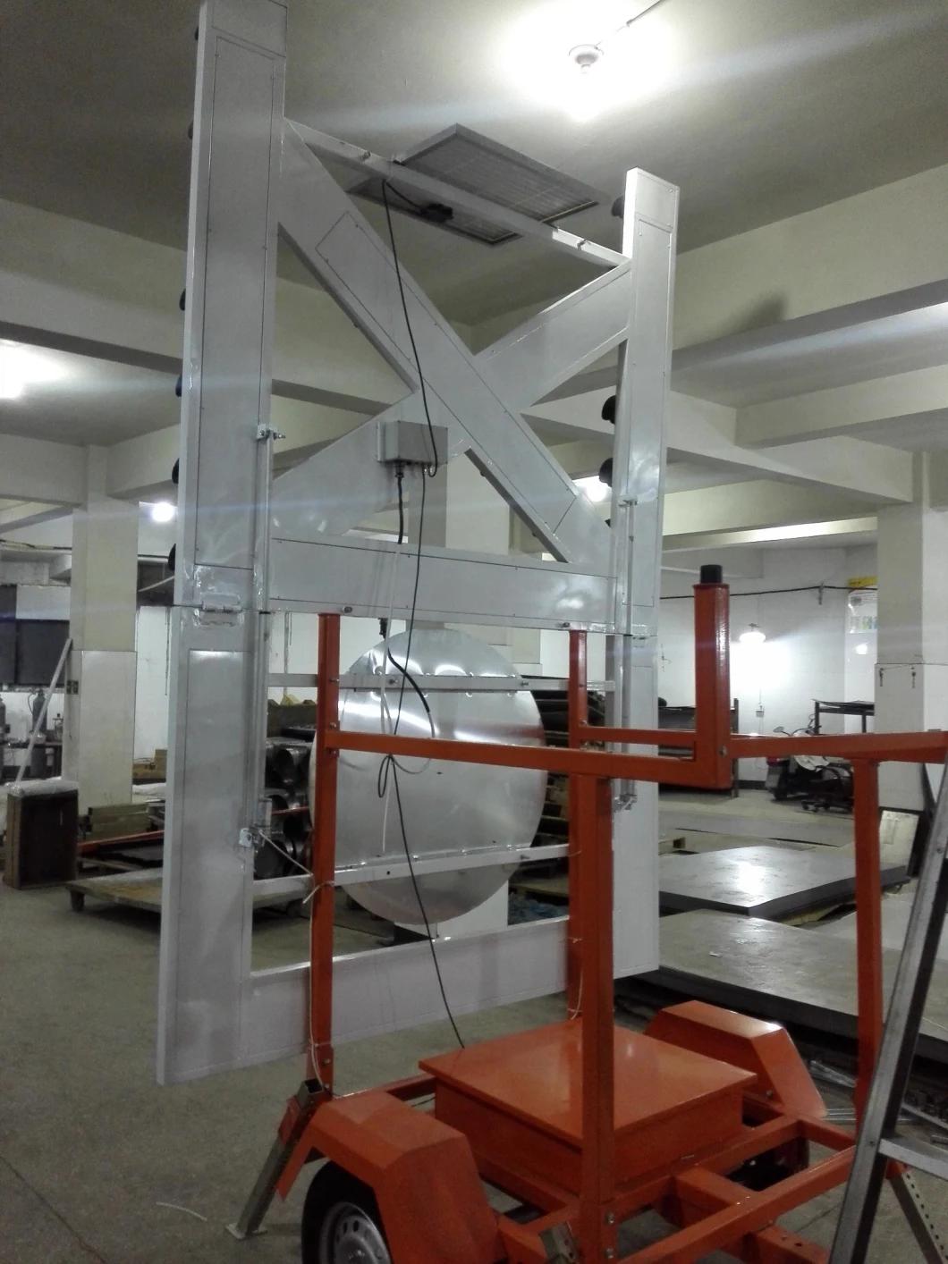 Solar Traffic Signal Directional Arrow/Cross Board Trailer for Construction