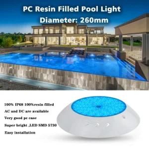 Light Source Be Glued IP68 LED Underwater Light for Swimming Pool LED Swimming Pool Light