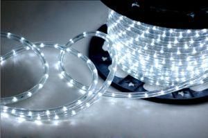 led rope light round wires white for Beatuful street light
