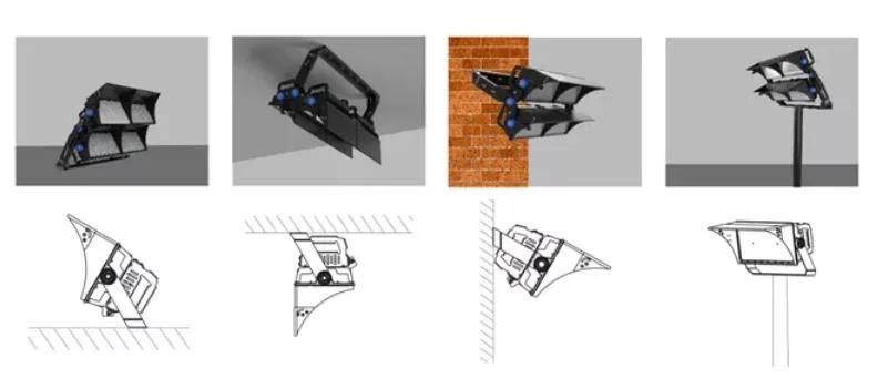 140lm/W 500W Outdoor IP65 Waterproof Stadium Flood Light