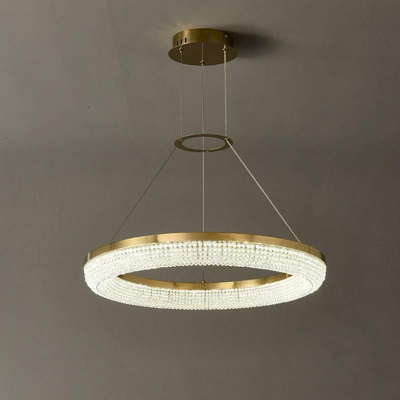 2022 Hot Sale Modern Light Luxury Chandelier Villa Living Room Pendant LED Lamp Chandelier