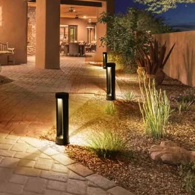 Solar Walkway Pathway LED Garden Bollard Lights