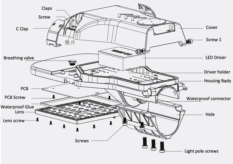 Factory Price Ultra Brightness Die Casting Aluminum Housing Highway Streetlight Outdoor 100W 150W 200W LED Street Light