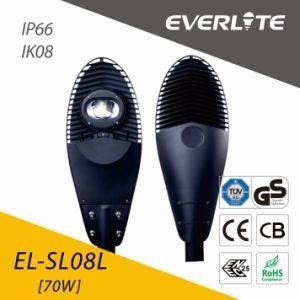 Everlite 70W COB LED Street Lamp with ADC12 Alu Die-Casting