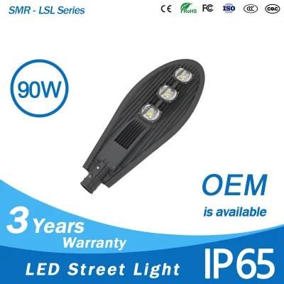 High Lumens LED Street Light Waterproof IP65 Outdoor Lighting Ce RoHS Cheap Price COB 90W LED Street Light
