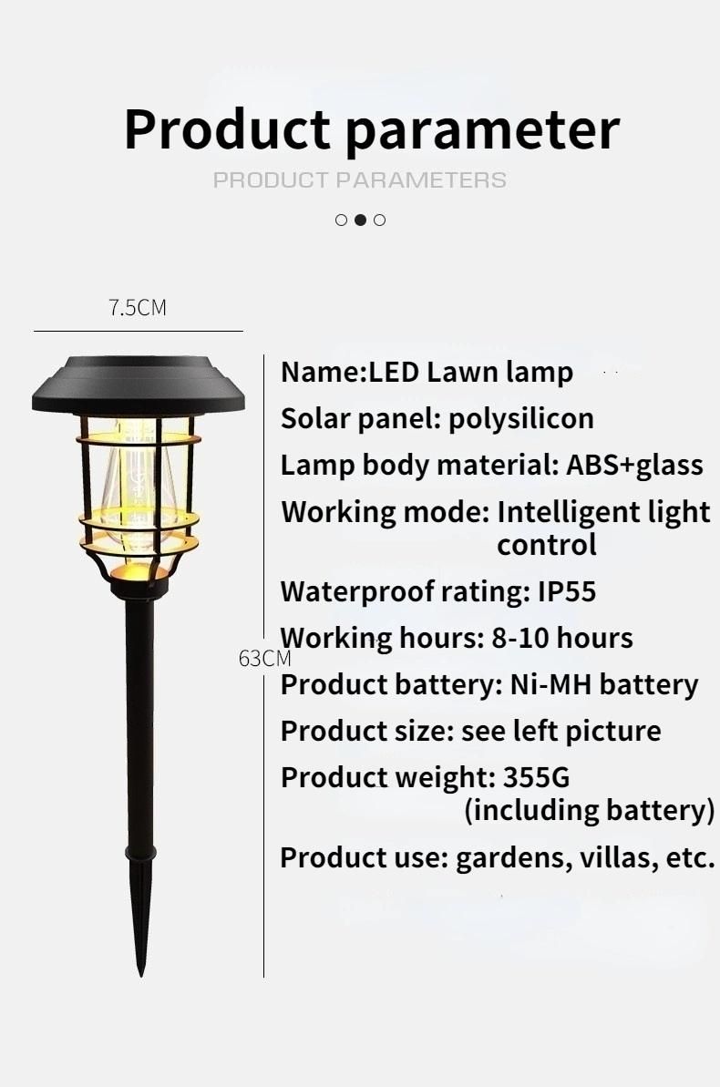 Factory Wholesale IP65 Waterproof Garden Lights Motion Sensor Street Lamp LED Solar Light for Home Decor