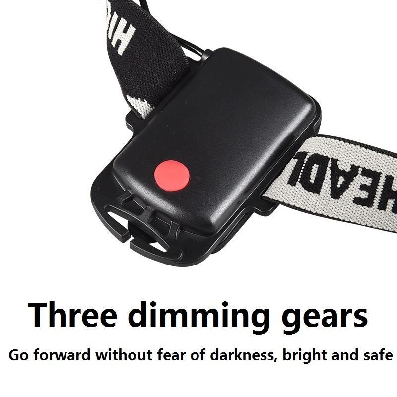 Outdoor COB Headlight 3AAA Battery Multifunctional Waterproof LED Headlamp