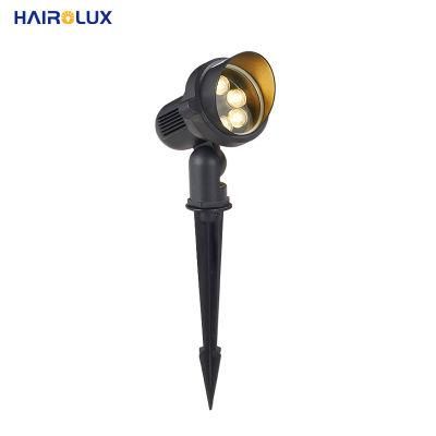 Hairolux Low Voltage DC24V High Power 6W 12W 18W Aluminium IP65 Outdoor LED Garden Spike Light