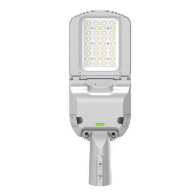 High Lumen 130-140lm/W Professional Light Distribution 50W LED Street Light