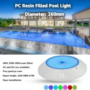 No Flicker No Glare Surface Mounted Swimming Pool Underwater LED Light with Two Years Warranty