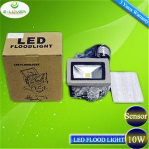 E/RoHS IP65 Epistar Chips10W PIR Floodlight with Sensor