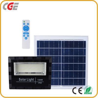 High Brightness Outdoor 100W LED Solar Flood Light