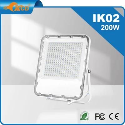 Smart High Lumens Outdoor 50W 100W 150W 200W 300W Waterproof Slim LED Flood Light