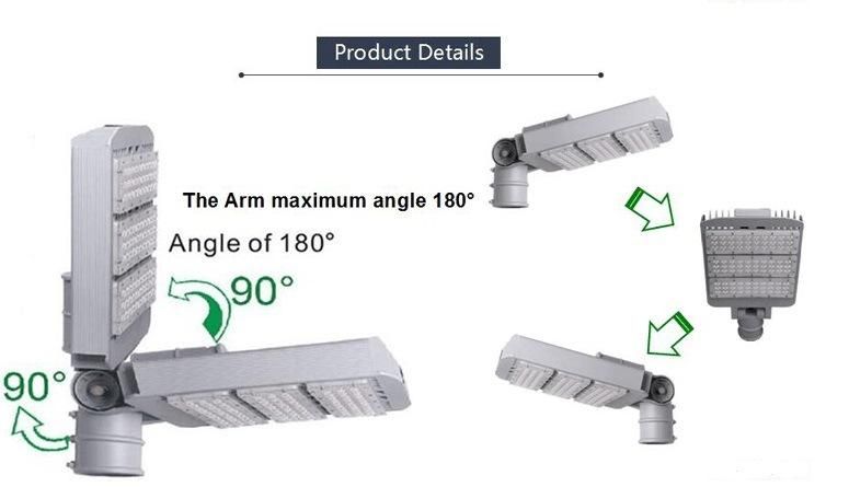 Parking Lot Football Field Basketball Court 150W 200W Shoe Box Lamp Street Lighting LED Street Light with 5 Years Warranty