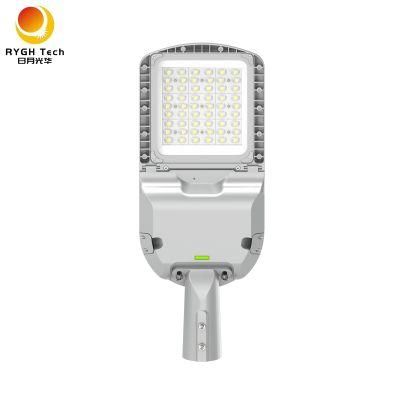 Rygh Tech IP67 Ik10 100W LED Street Light with Tempered Glass and Lens