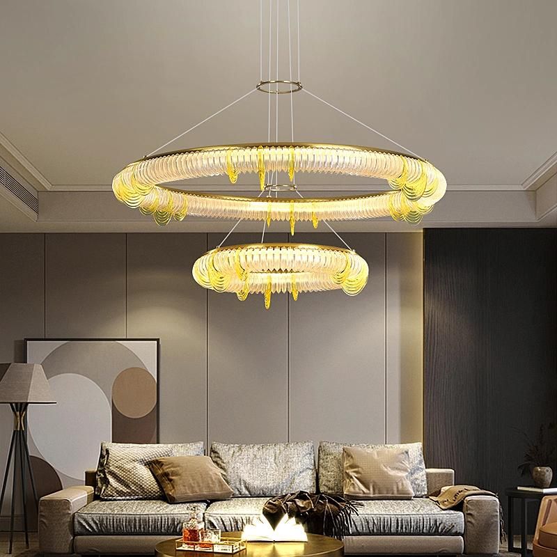 2022 Recommend Living Room LED Ring Chandelier
