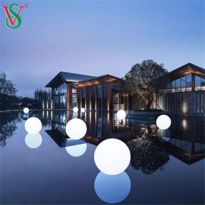 Outdoor LED RGB Floating Motif Ball Decoration Light