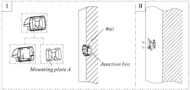 UL/Dlc Listed Aluminum Architectural LED Exterior Building Down Wall Lights