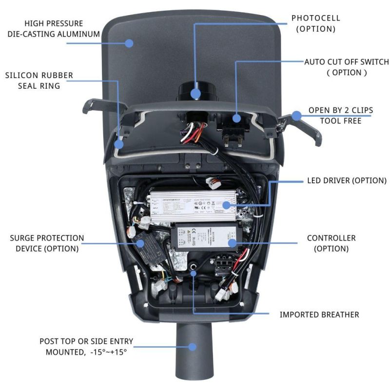 LED Street Light RoHS Certified High-Brightness Integrated Outdoor Light