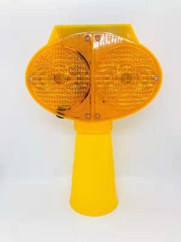 202*63*192 Emergencylight Flashing Caution Blinker Cone Lights Solar Barricade LED