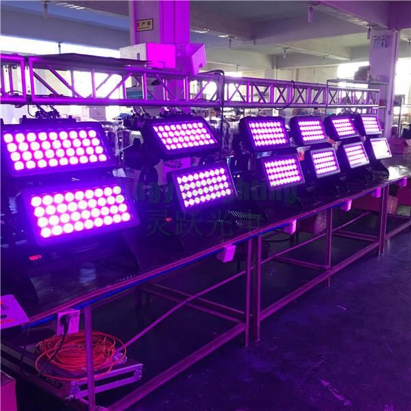 72PCS RGBW DMX Outdoor Stage City Color LED 10W