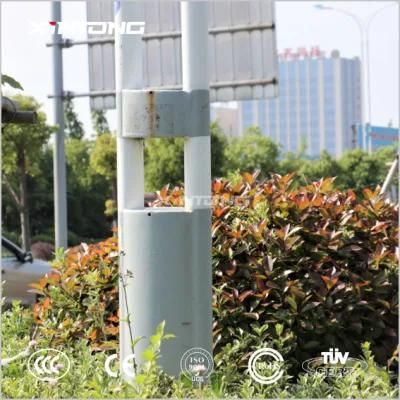 Automatic Control Solar LED Street Lighting Double Arm Seperated Solar Wind Energy Hybrid Street Light