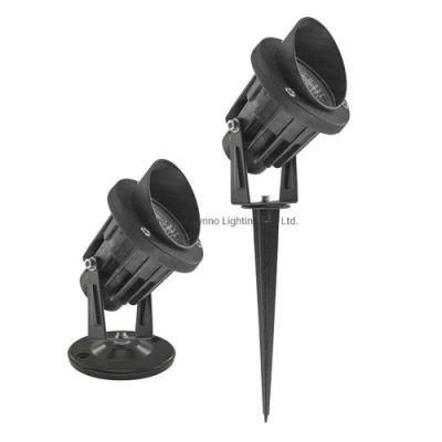 Outdoor Waterproof IP65 Aluminum Black Color Landscape Spotlight LED Garden Spot Light LED Spike Light