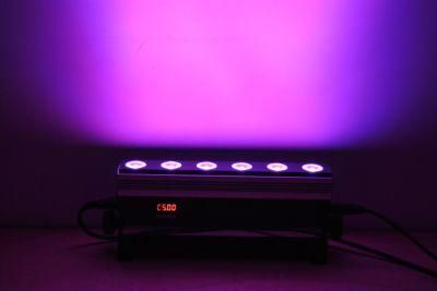 6 LEDs 8W RGBW 4 in 1 LED Wall Wash Light with DMX 7CH