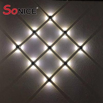 Die Casting Aluminium Garden Waterproof LED SMD Antique Ball Shape Wall Lights