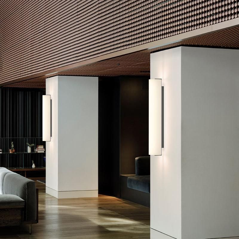 Outdoor Waterproof LED Strip Linear Wall Light AC85V-265V Porch Sconce Villa Hotel Wall Lamp