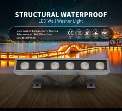 6W DC24V IP67waterproof LED Pool Wash The Wall Lamp