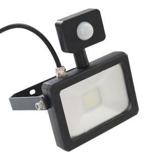 Black Flood Light Outdoor Waterproof LED Flood Light with Sensor