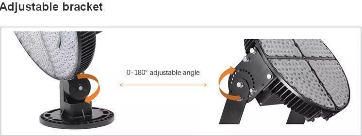 IP66 High Mast 300W 500W 600W 1000W Round LED Stadium Flood Light New Design