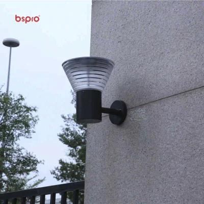 Bspro Outdoor Waterproof High Quality LED Lamp Outdoorr Solar Wall Garden Light