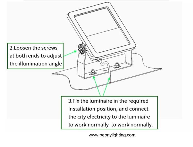 2022 High Light Efficiency Ultrathin 80W LED Flood Light
